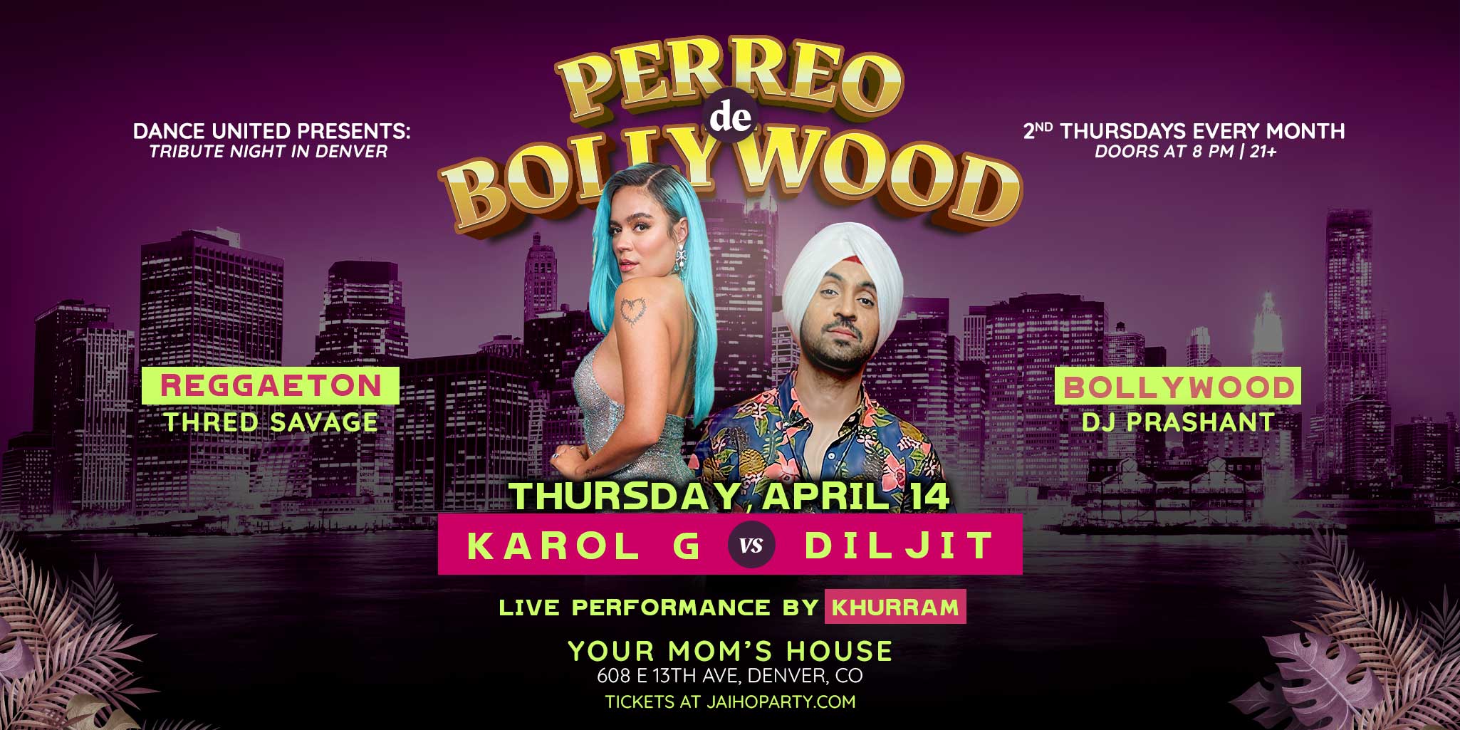 Perreo Bollywood DENVER April Thumbnail 1